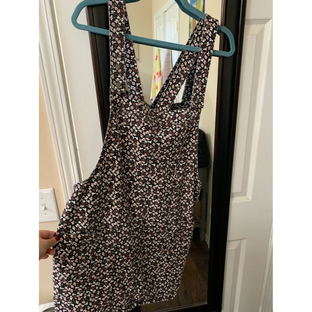 Xhilaration Floral Den Pinafore Dress